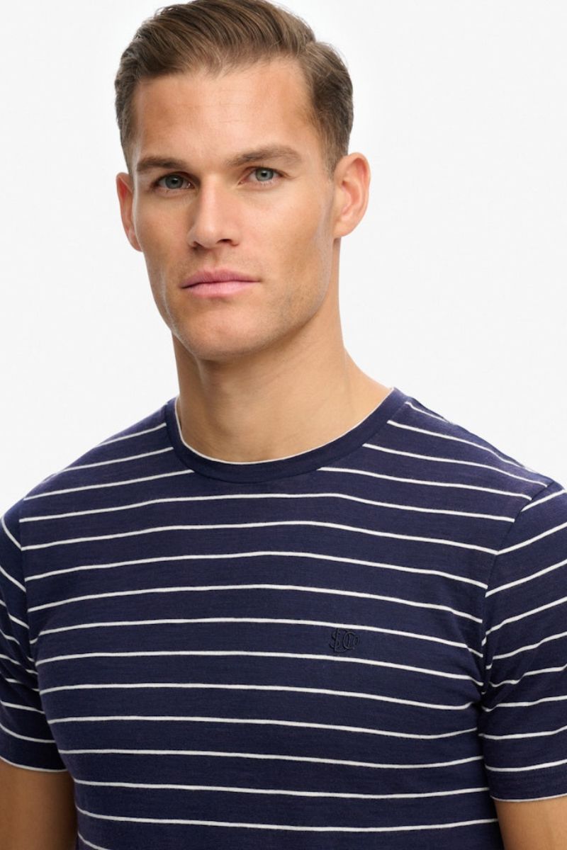 Superdry Classic Stripe T-Shirt Navy