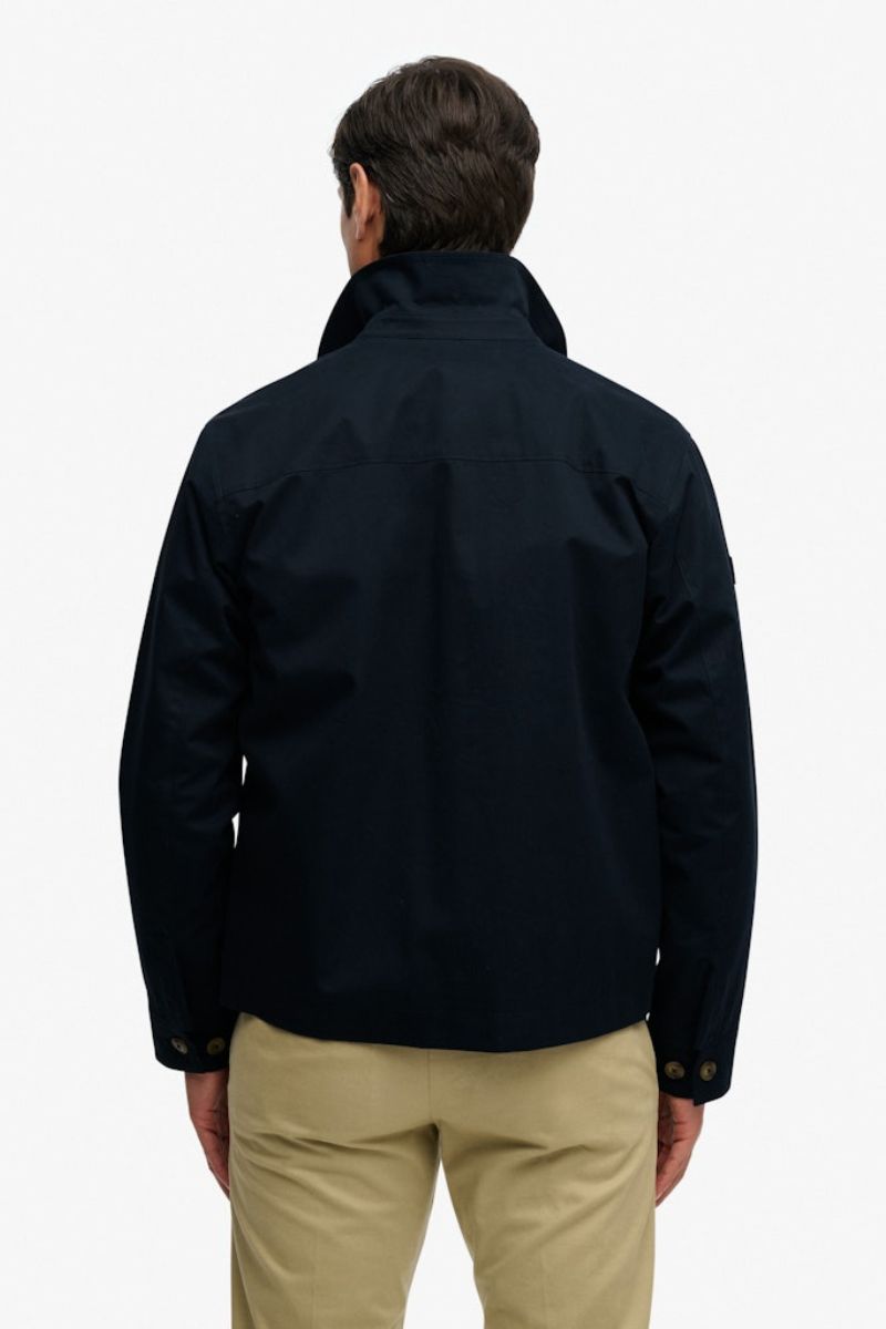 Superdry Collared Harrington Jacket Navy