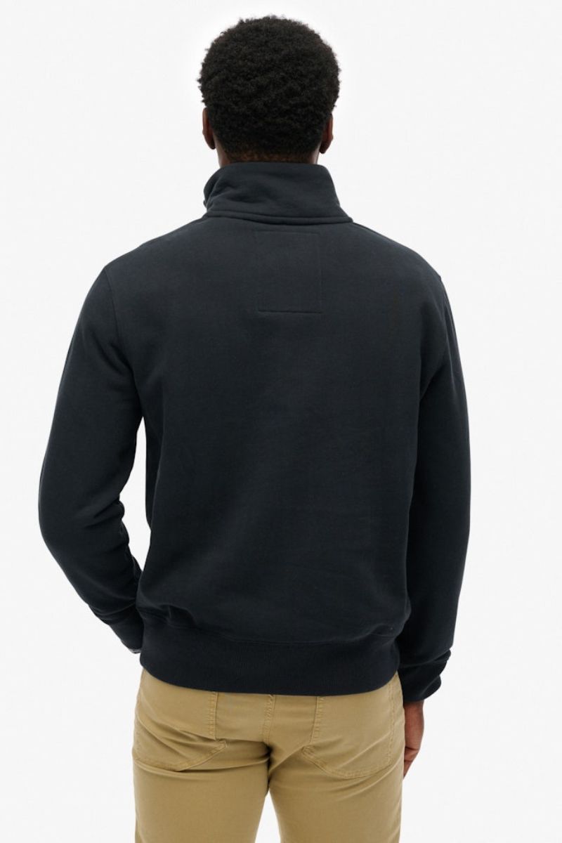 Superdry Essential Logo Half Zip Navy