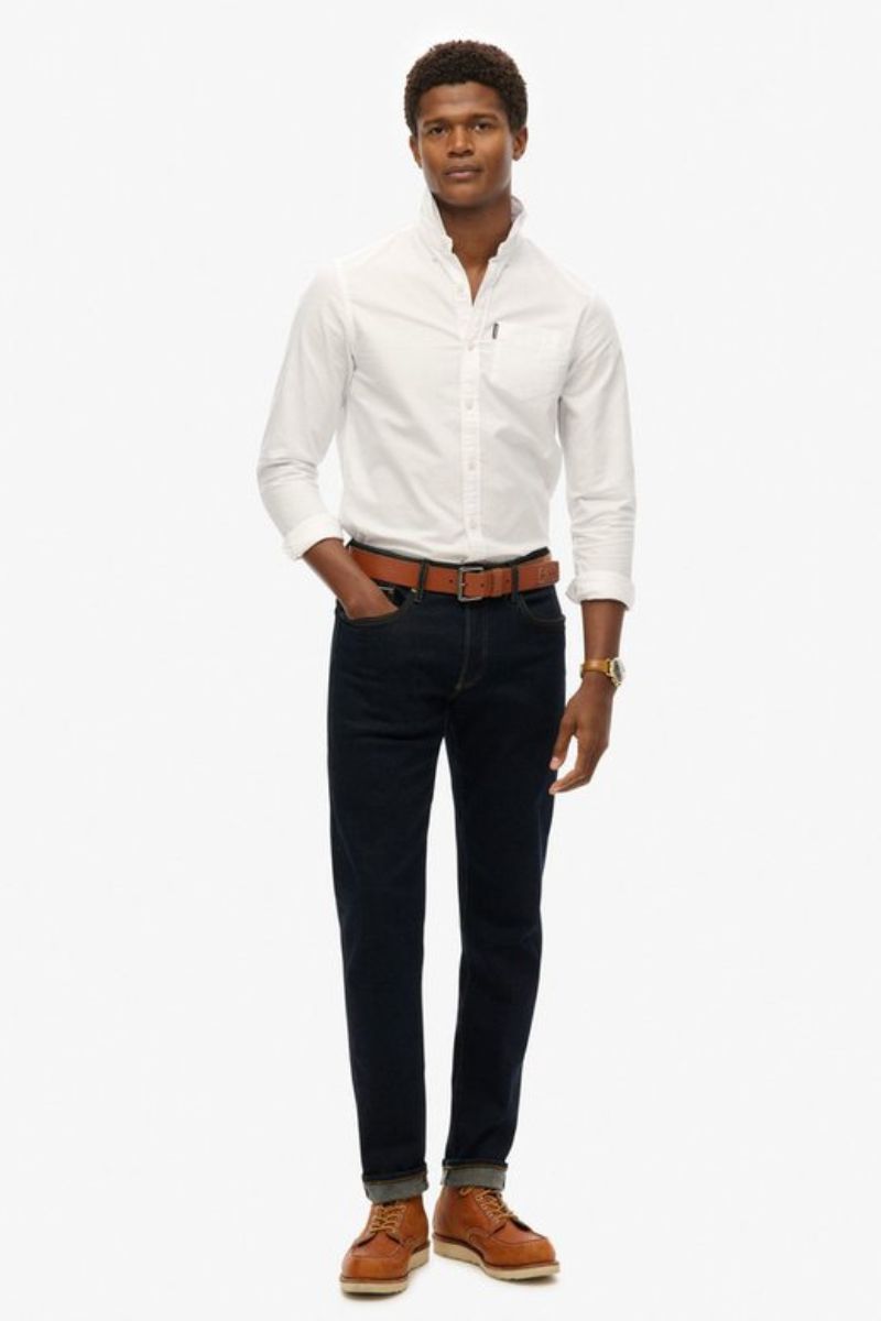Superdry Essential Oxford Shirt Optic