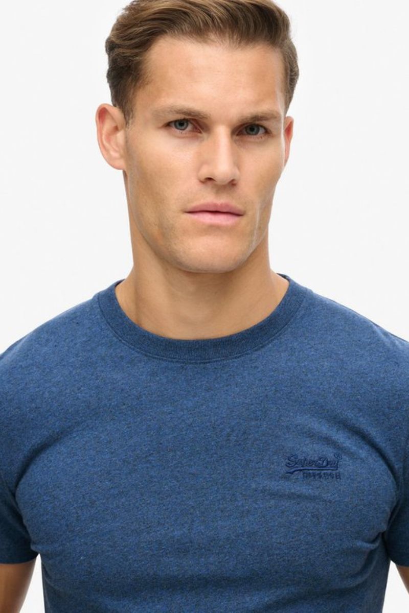 Superdry Essential Logo T-Shirt Bright Blue Grit