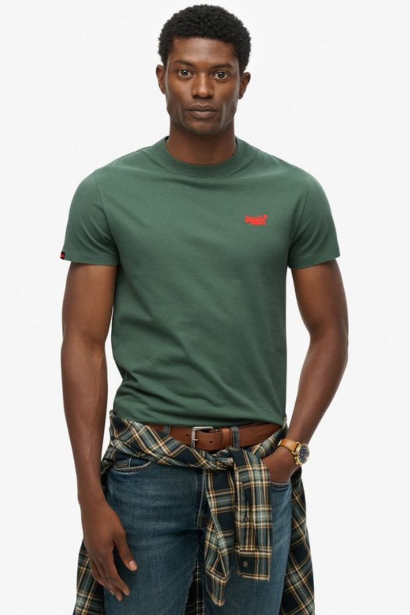 Superdry Essential Logo T-Shirt Khaki