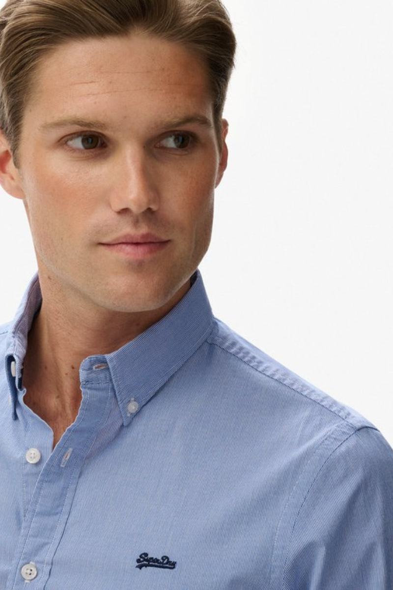Superdry Essential Tailored Lite Shirt Micro Stripe