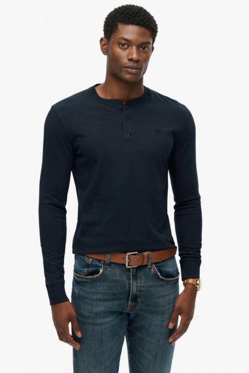 Superdry Classic Grandad Top Eclipse