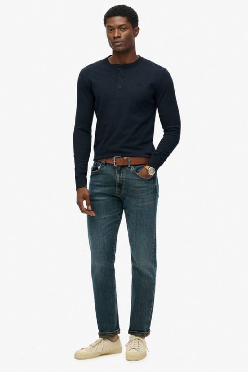 Superdry Classic Grandad Top Eclipse