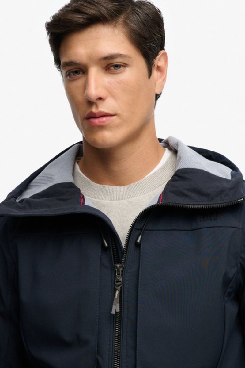 Superdry Hooded Softshell Trekker Navy