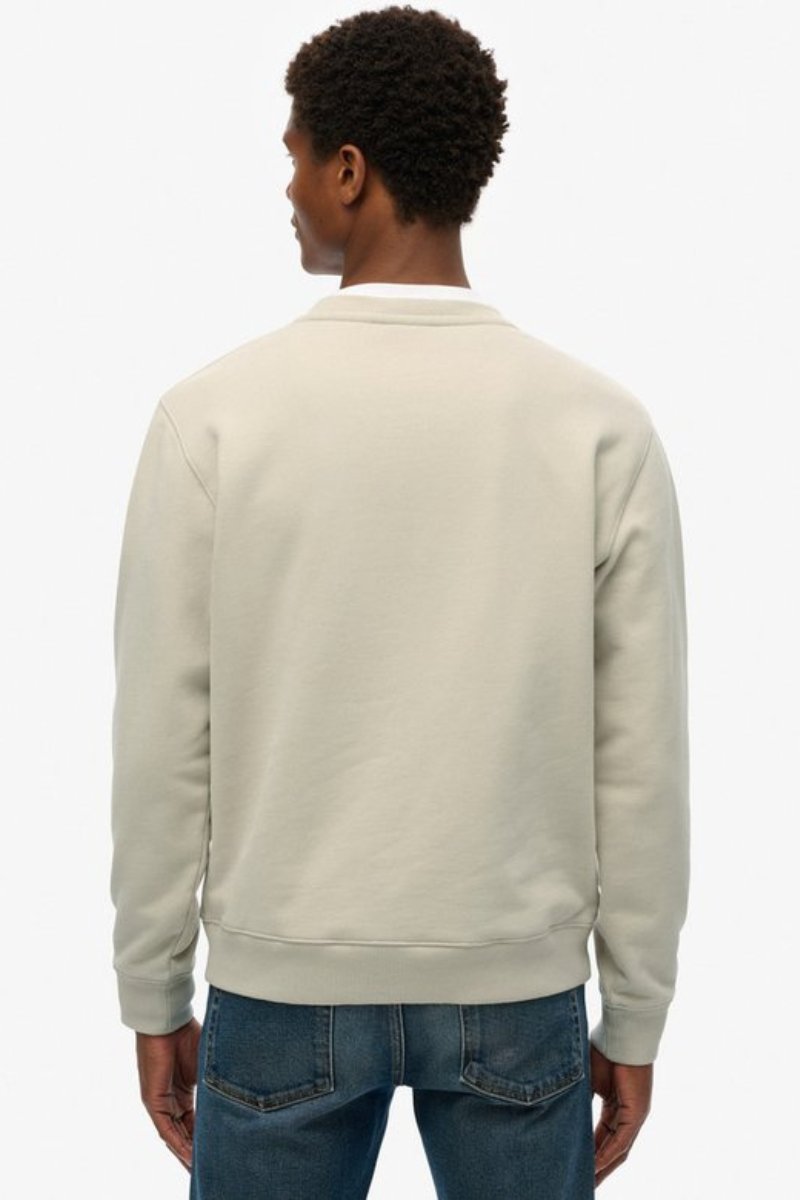 Superdry Essential Logo Crew Sweat Light Stone