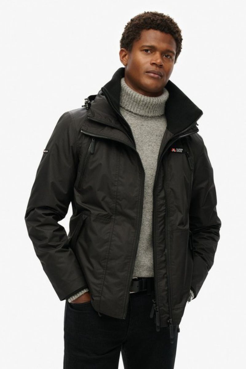 Superdry Mtn Windbreaker Jacket Black