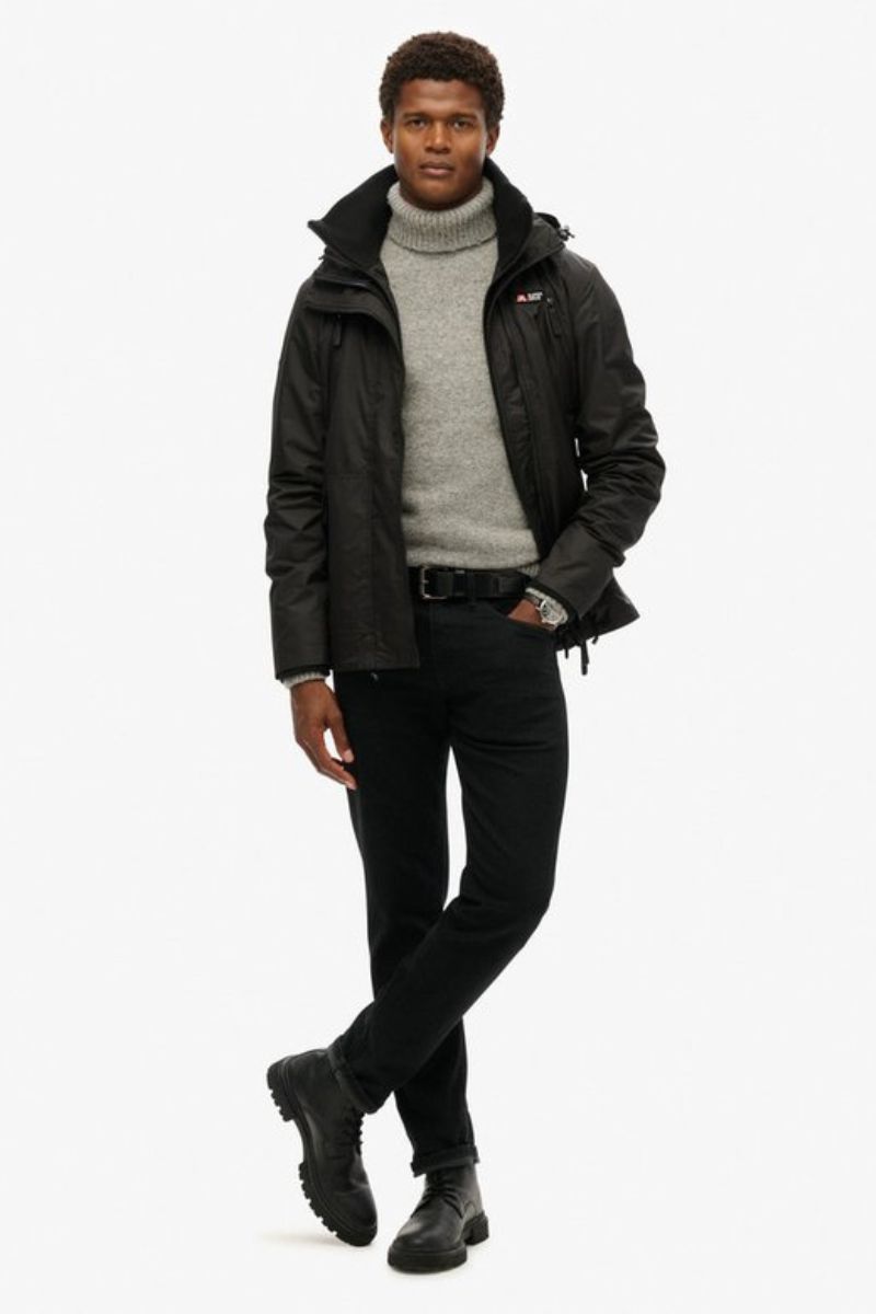 Superdry Mtn Windbreaker Jacket Black