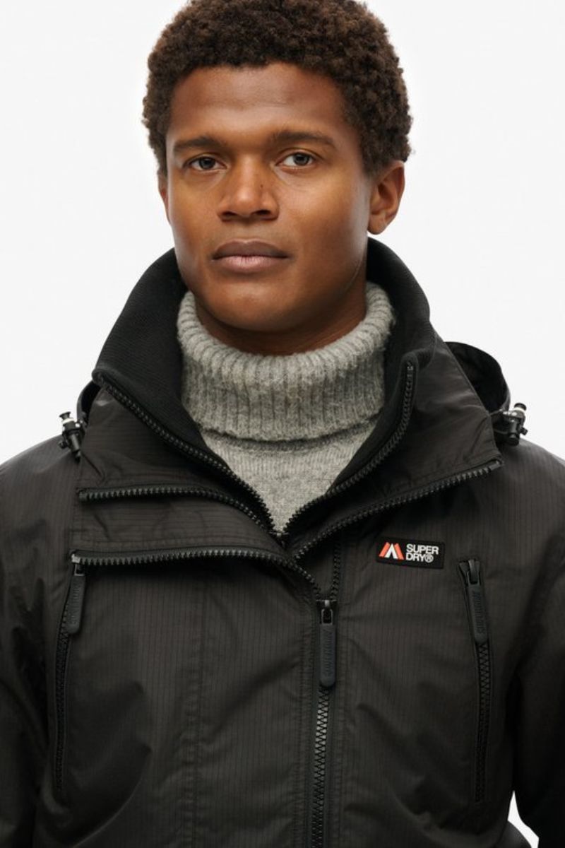 Superdry Mtn Windbreaker Jacket Black