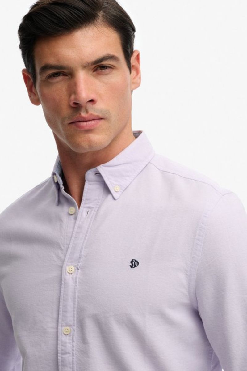 Superdry Preppy Oxford Shirt Lavender