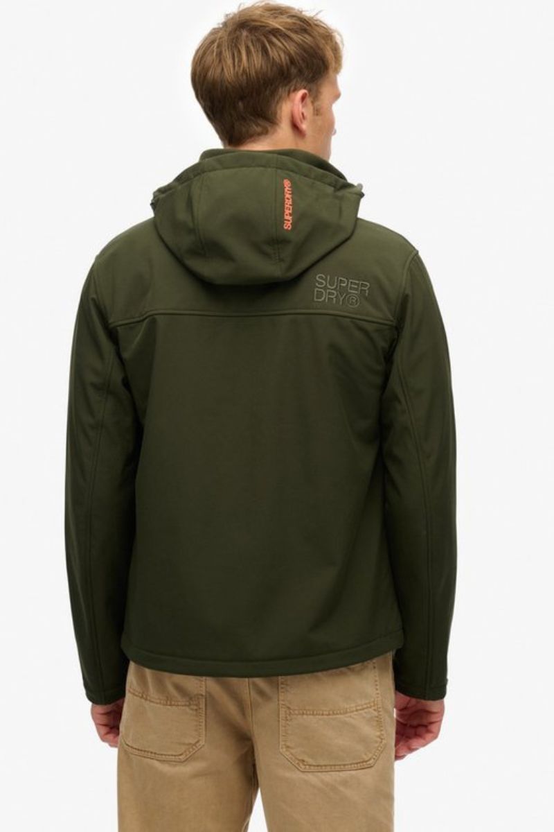 Superdry Hood Softshell Trekker Olive