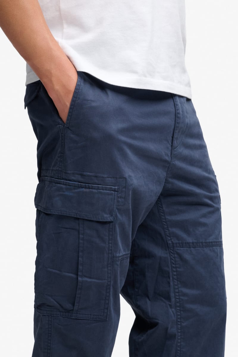 Superdry Regular Taper Cargo Pant - French Navy