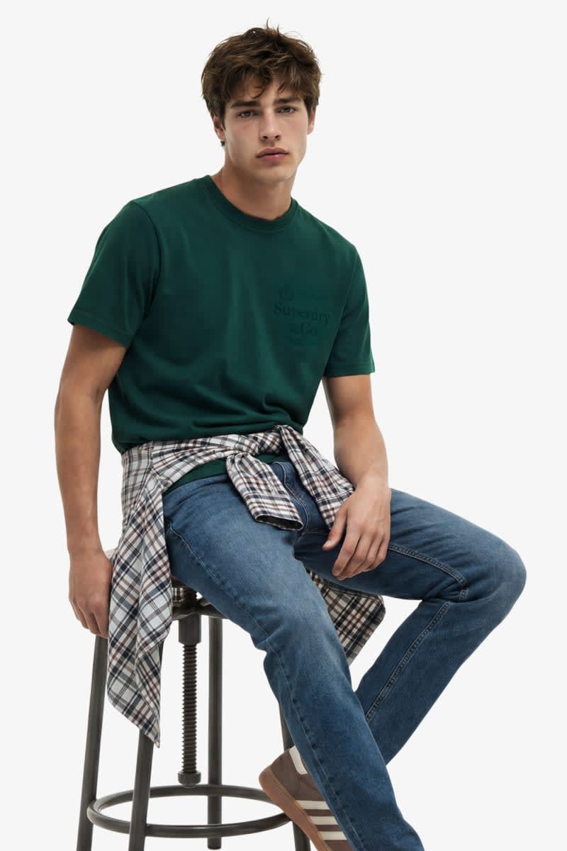 Superdry 1954 Company Relaxed Tee - Varsity Green