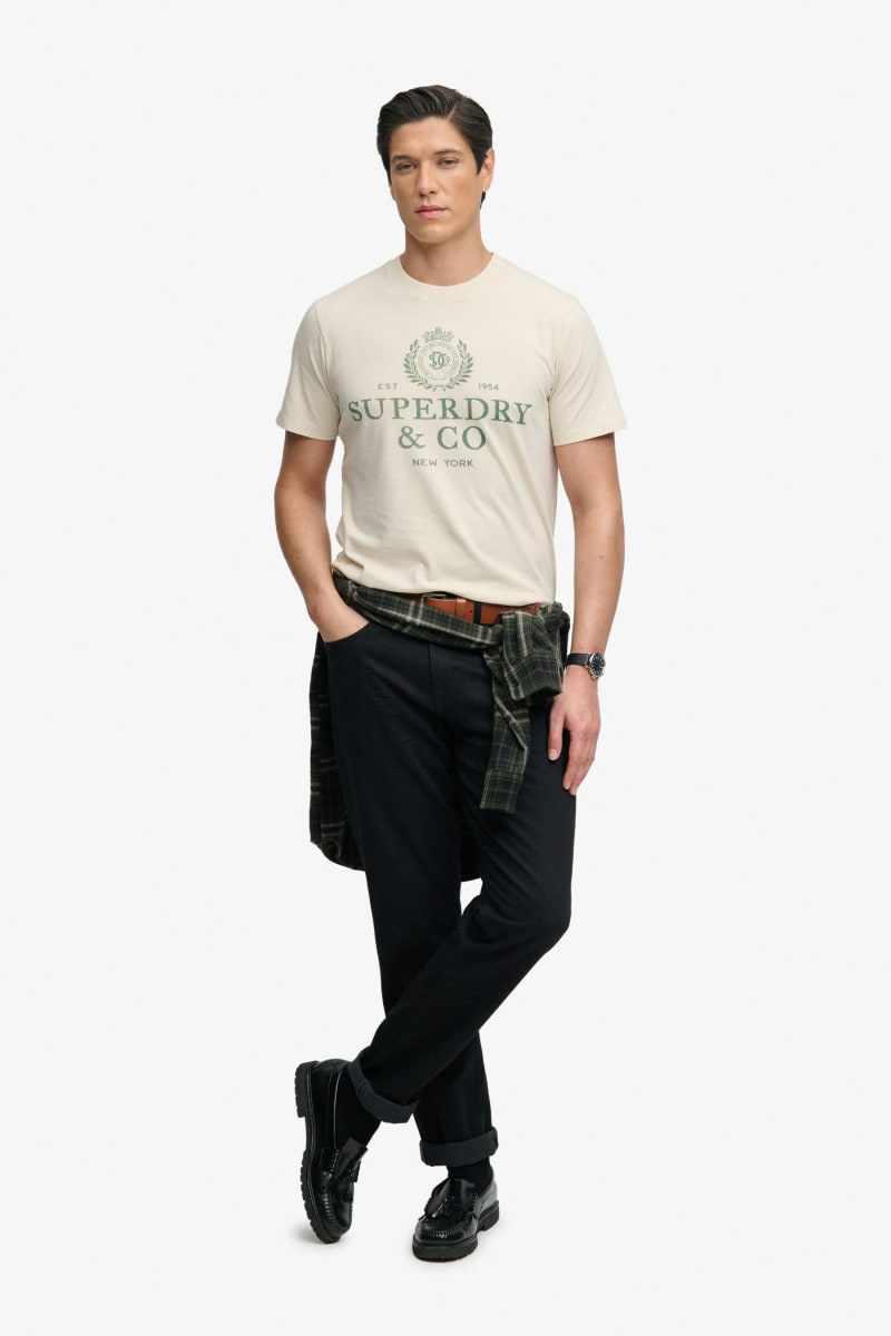 Superdry 1954 Company Relaxed Tee - Birch