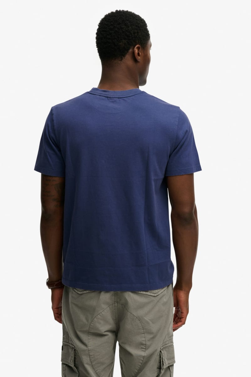 Superdry 1954 Company Relaxed Tee - Hampton Blue