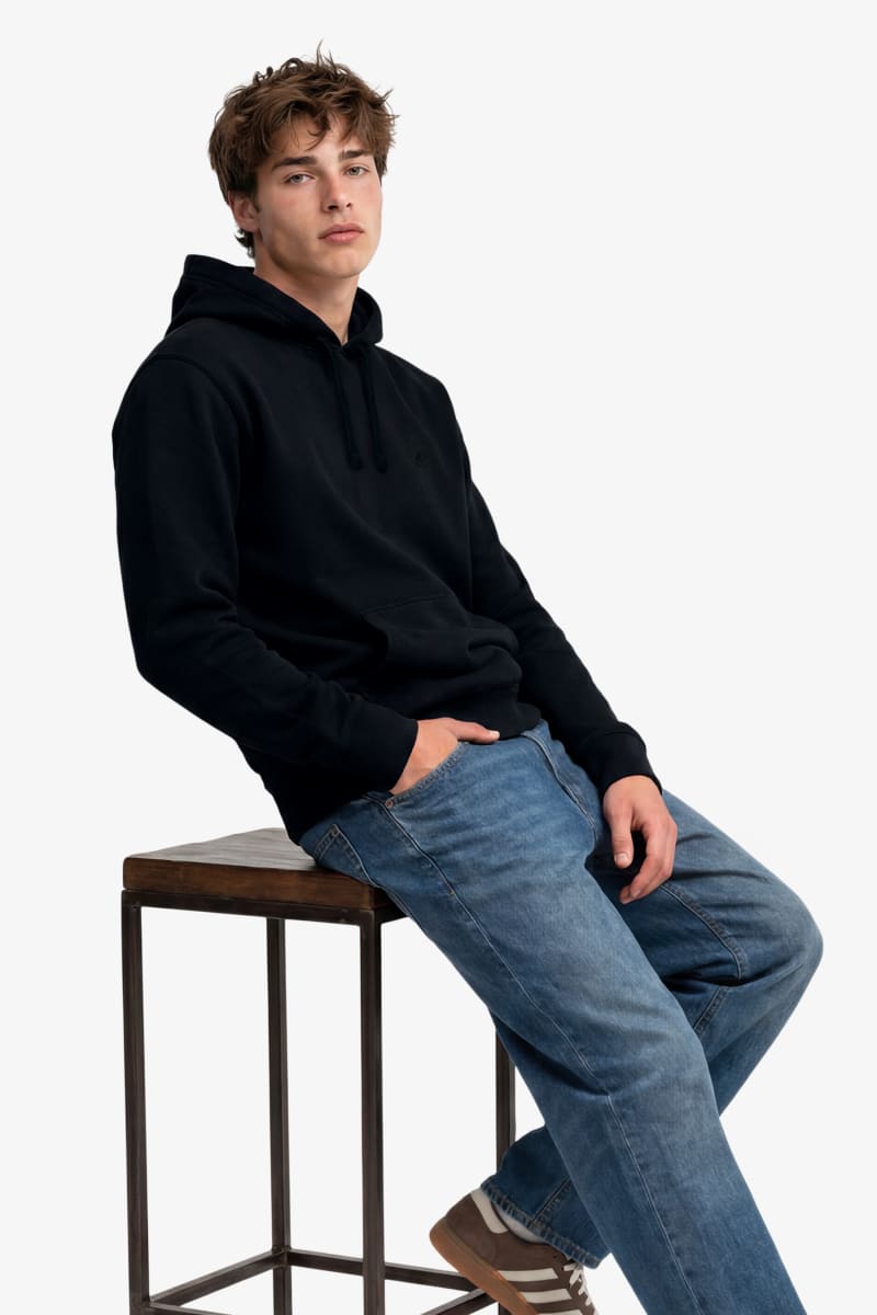 Superdry Essential Logo Hoodie in Dark Navy