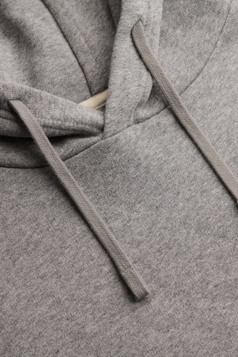 Superdry Essential Logo Hoodie in Dark Vintage Grey Marl