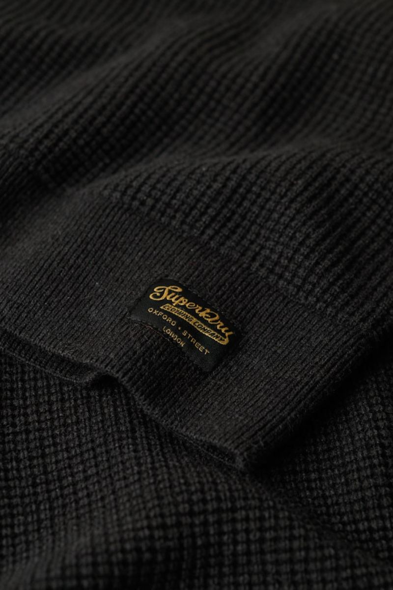 Superdry Textured Crew Knit Jumper (Size M)