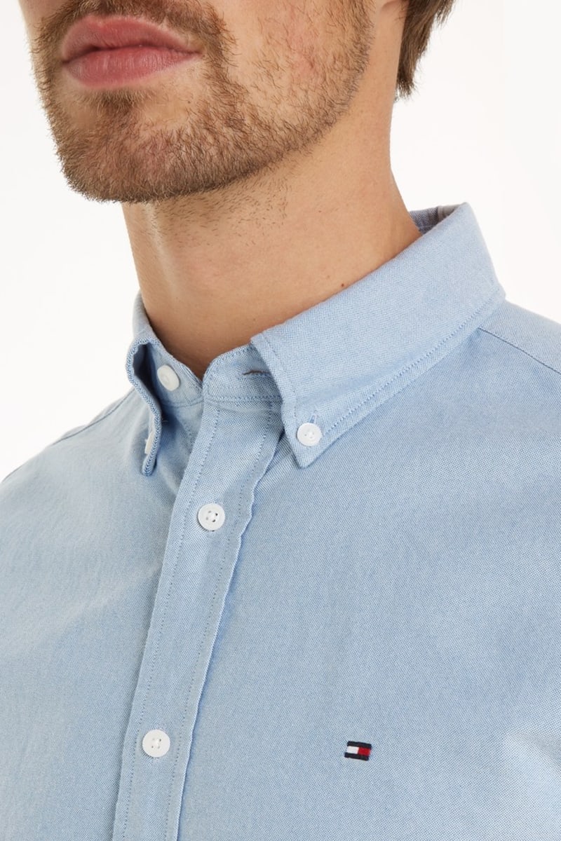 Tommy Hilfiger 35774 Regular Fit Heritage Oxford Shirt Aegean Sea