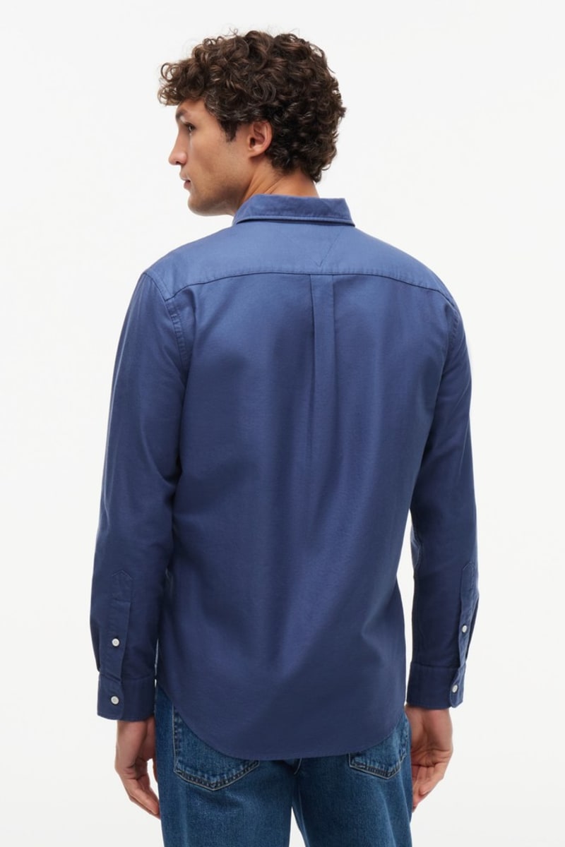Tommy Hilfiger 35774 Regular Fit Heritage Oxford Shirt Aegean Sea