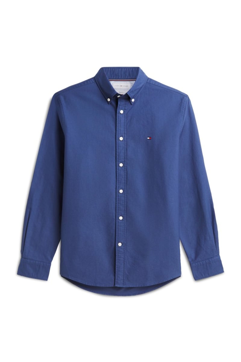 Tommy Hilfiger 35774 Regular Fit Heritage Oxford Shirt Aegean Sea