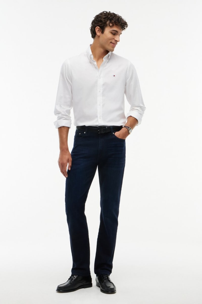 Tommy Hilfiger 44924 Denton Slim Straight Fit Jean Richard Blue