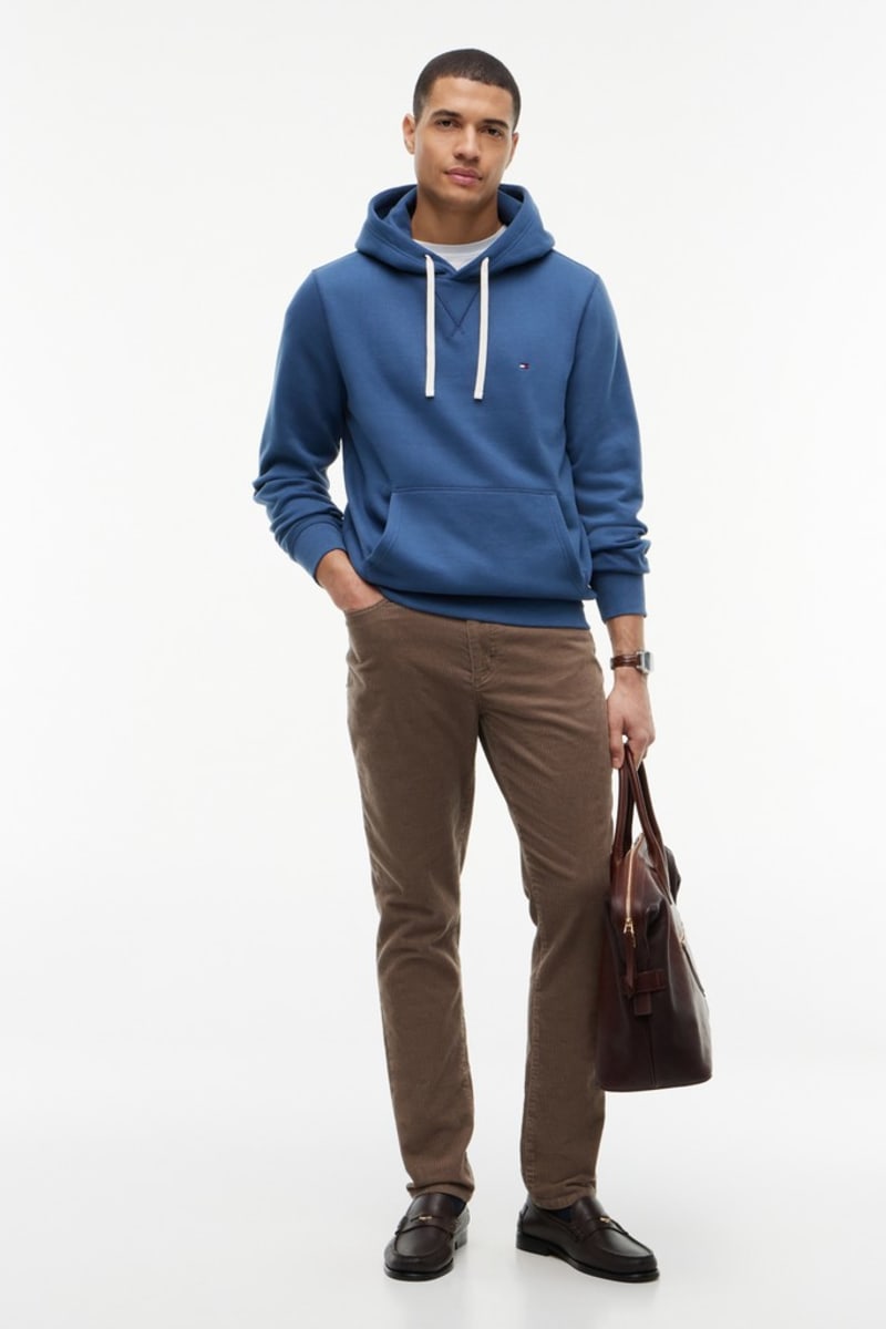 Hilfiger 39999 Ess Seas Fleece H Aw26 - AGEAN SEA