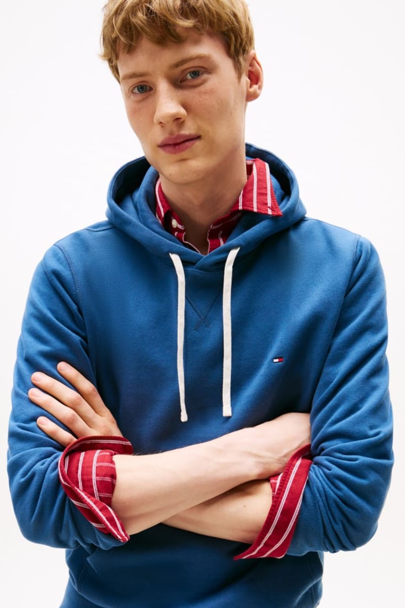 Hilfiger 39999 Ess Seas Fleece H Aw26 - AGEAN SEA