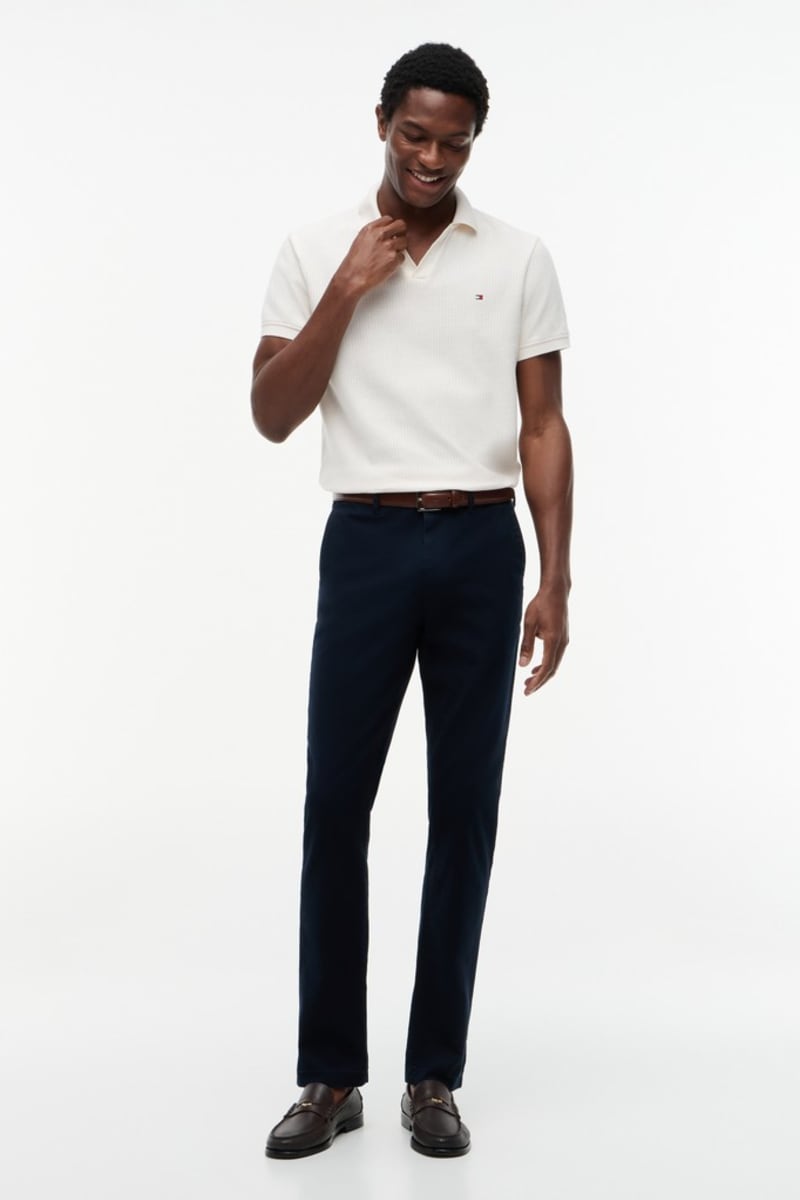 Hilfiger Denton Open Structure Chino Aw2 - NVY BLUE
