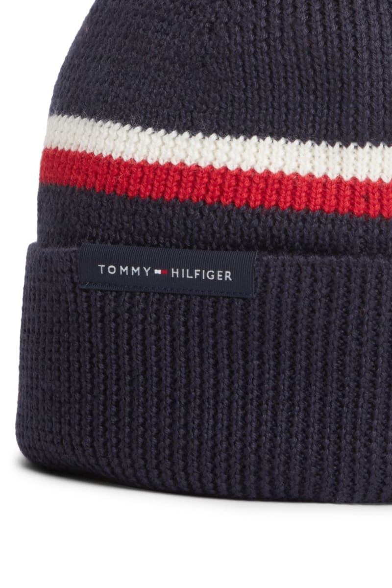 Tommy Hilfiger 14534 RWB Beanie Space Blue