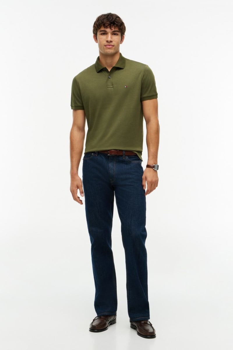 Hilfiger Liquid Cotton Polo Aw26 - HUNTSMAN G