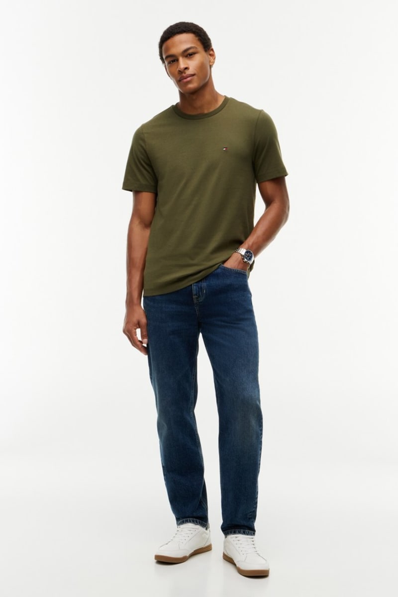 Hilfiger Ess Seas Reg Fit Tee Aw26 - HUNTSMAN G