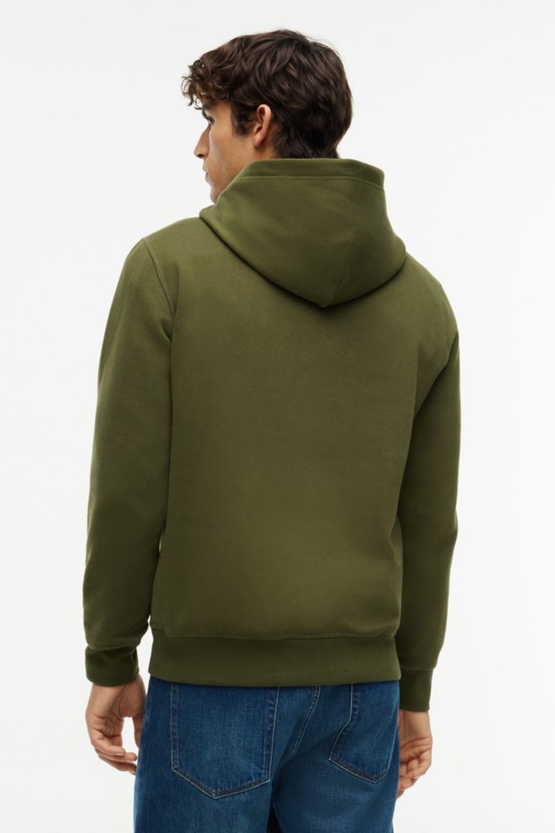 Hilfiger Ess Fleece Hood Aw26 - HUNT GREE