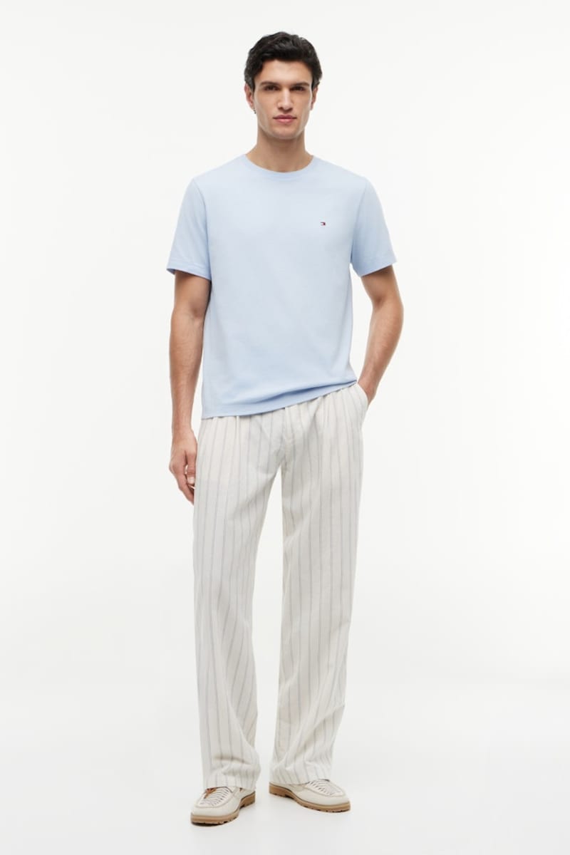 Tommy Hilfiger Essential Seasonal Regular Fit T-Shirt Sky Blue