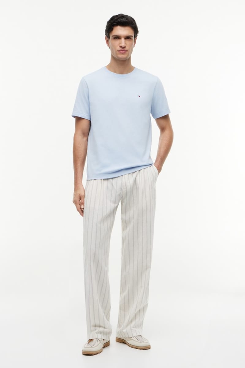 Tommy Hilfiger Essential Seasonal Regular Fit T-Shirt Sky Blue