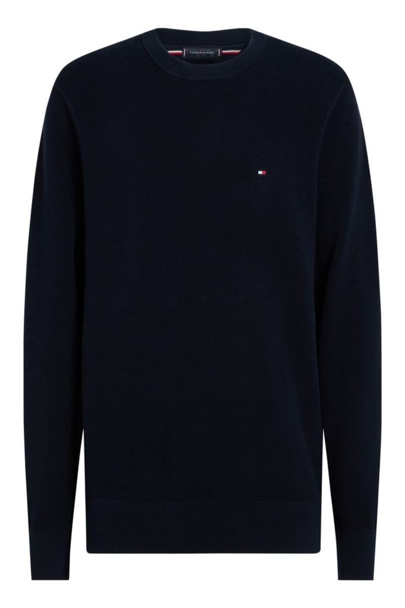Hilfiger 36347 Ess Structure Crew Aw26 - NVY BLU