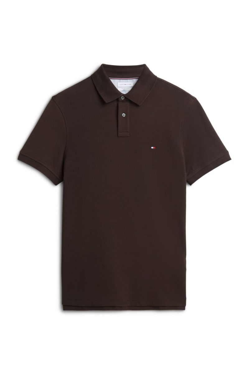 Hilfiger 1985 Reg Polo Aw26 - CHOCOLATE