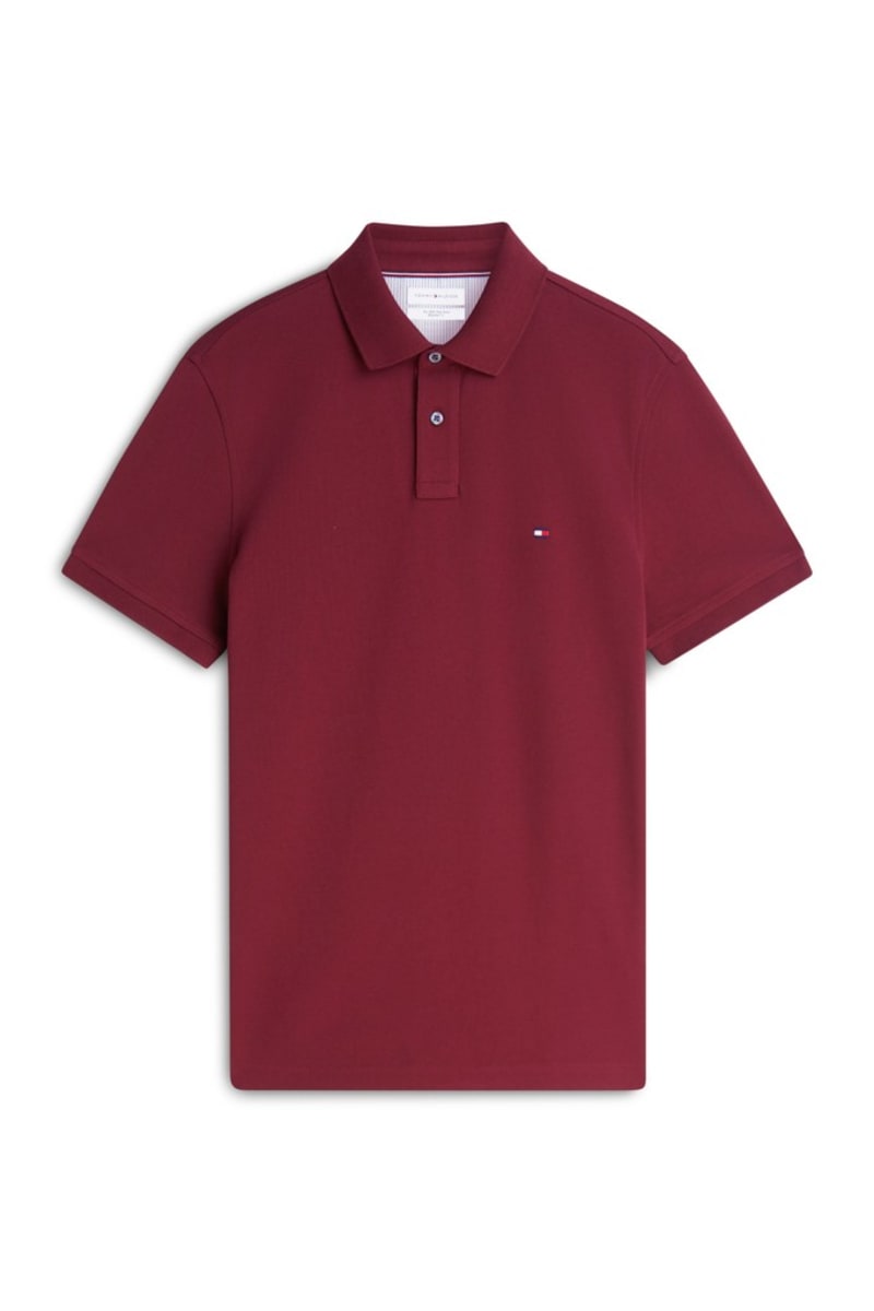 Hilfiger 1985 Reg Polo Aw26 - BURGUNDY