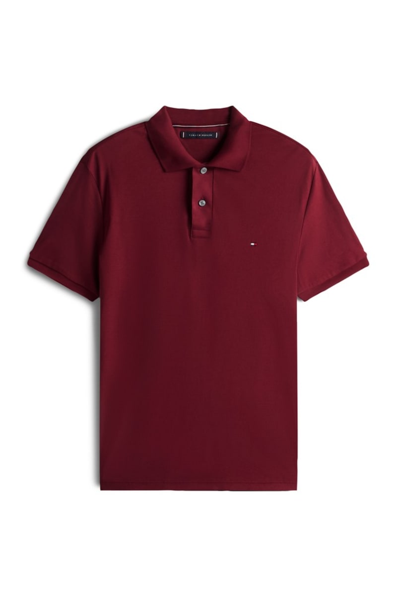 Hilfiger Liquid Cotton Polo Aw26 - BURGUNDY