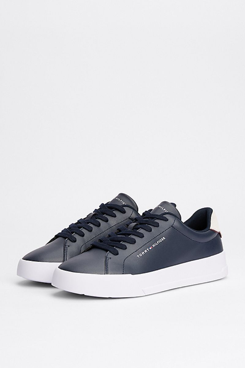 Tommy Hilfiger 5367 Court Leather Detail Navy