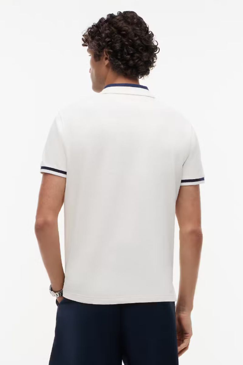 Tommy Hilfiger Contrast Collar Block Ivory Petal