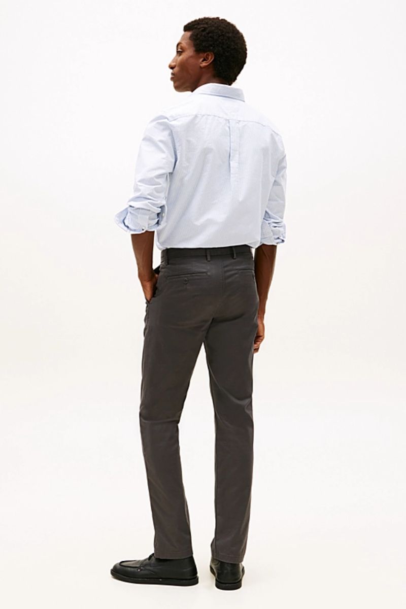 Tommy Hilfiger 28884 Denton Straight Fit 1985 Chino Dark Ash — view 4