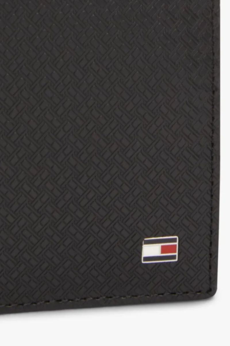 Tommy Hilfiger Embossed CC & Coin Wallet Black