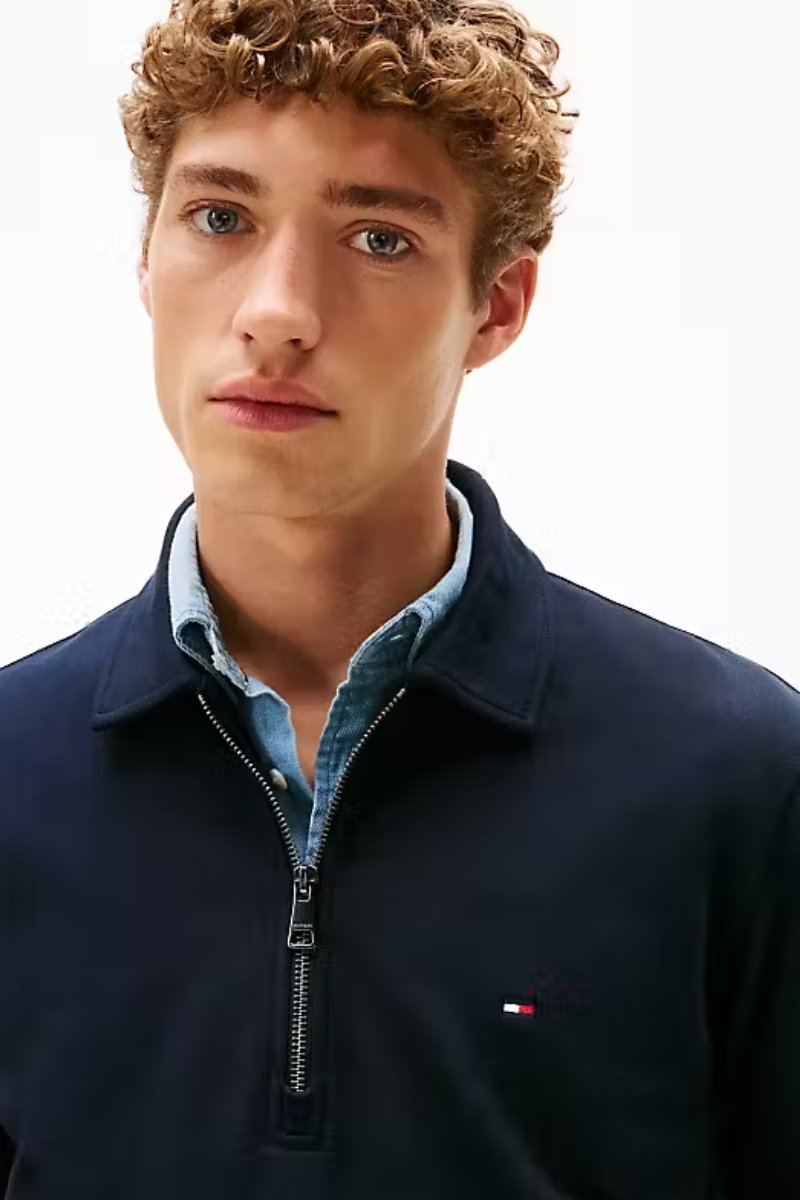 Tommy Hilfiger Essential Terry Zip Navy