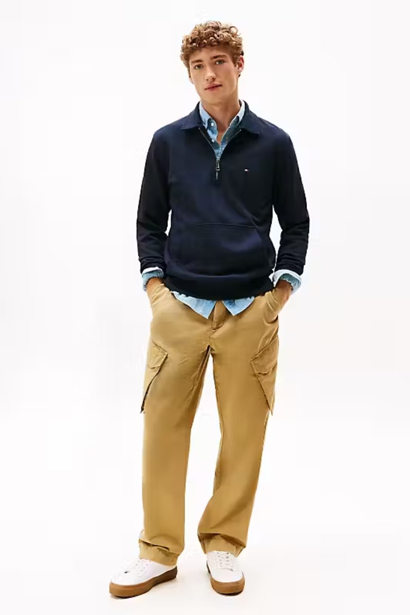 Tommy Hilfiger Essential Terry Zip Navy