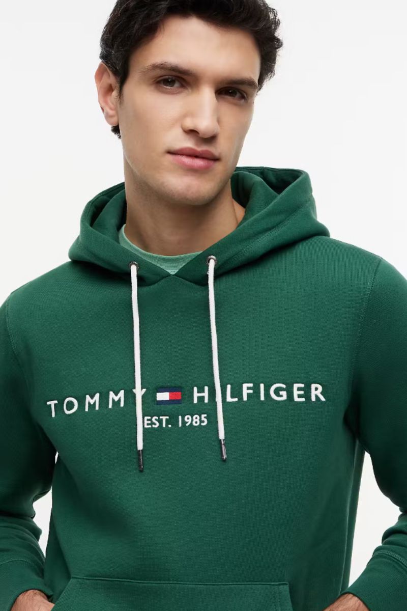 Tommy Hilfiger Logo Hoodie Street Green