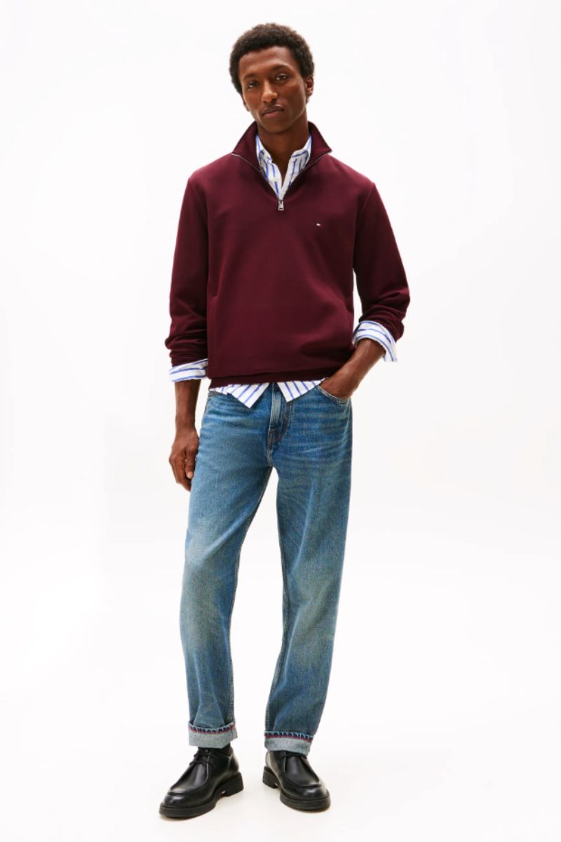 Tommy Hilfiger Ess Intechno Sweatshirt Burgundy
