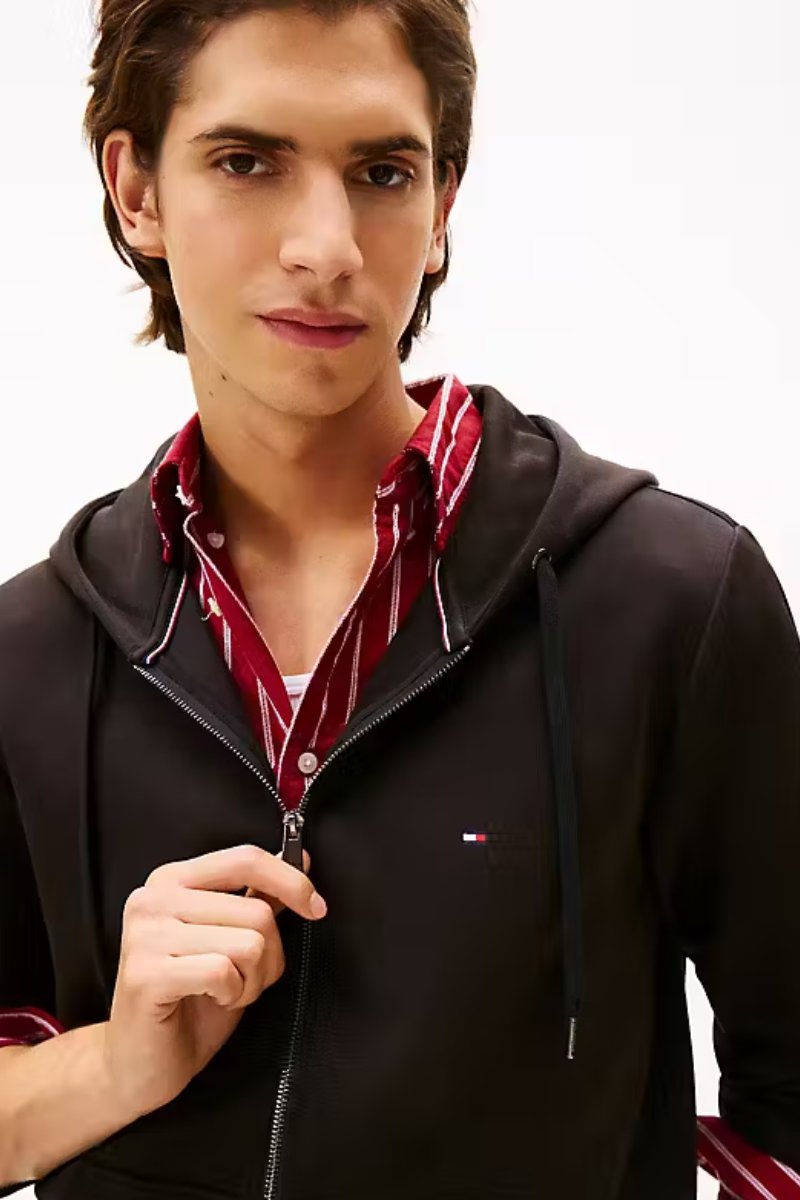 Tommy Hilfiger Essential Intechno Full Zip Black