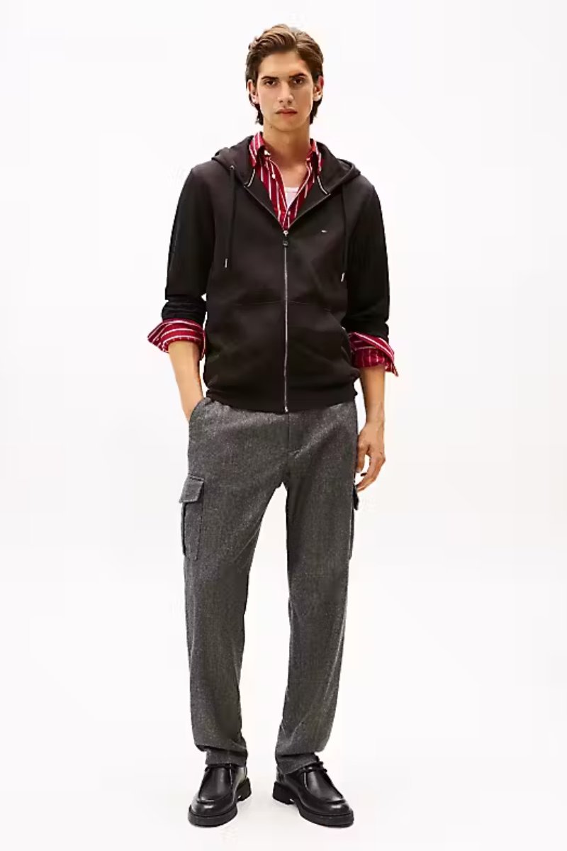 Tommy Hilfiger Essential Intechno Full Zip Black